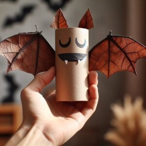 chauve-souris-rouleau-carton-feuilles-mortes-halloween-2