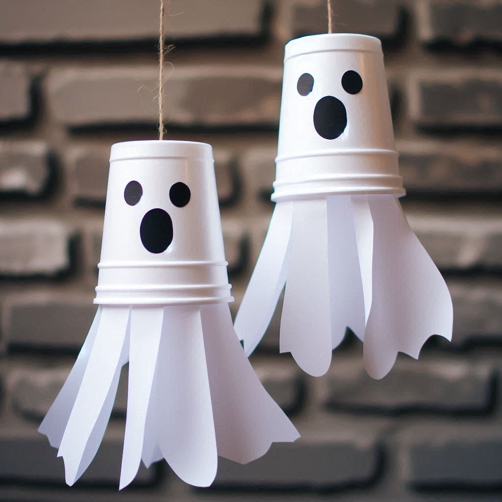 fantome avec gobelet plastique 2