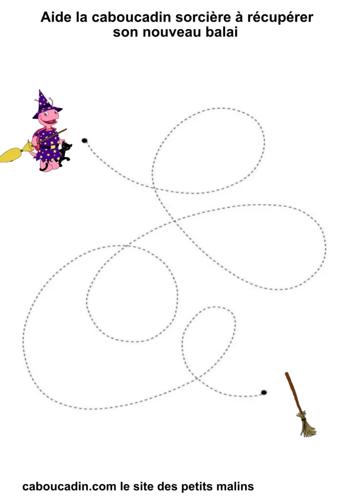 fiche graphisme halloween GS maternelle 5