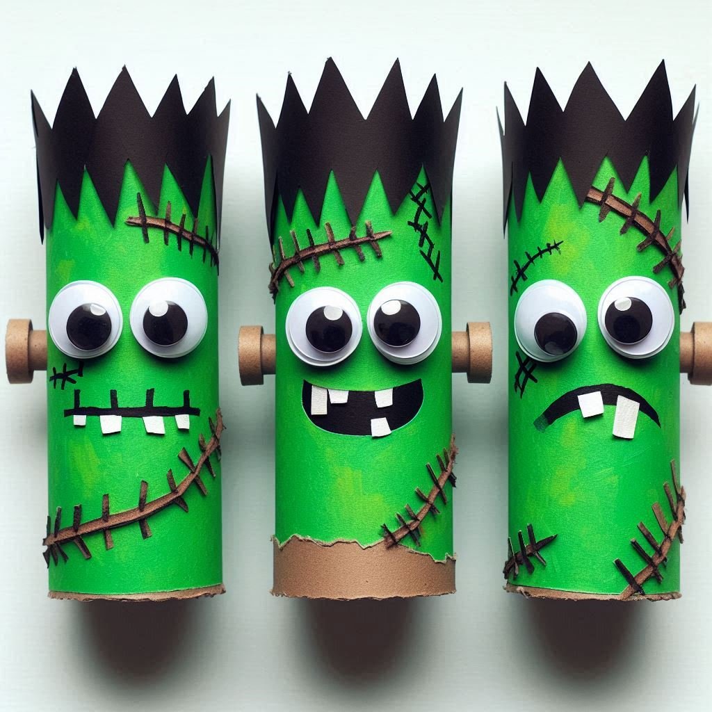 monstres frankestein avec rouleau carton 2