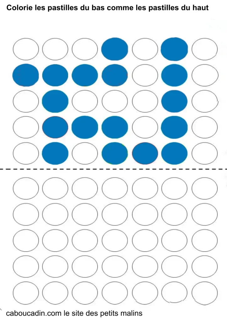 fiche maternelle : apprendre les couleurs en PS