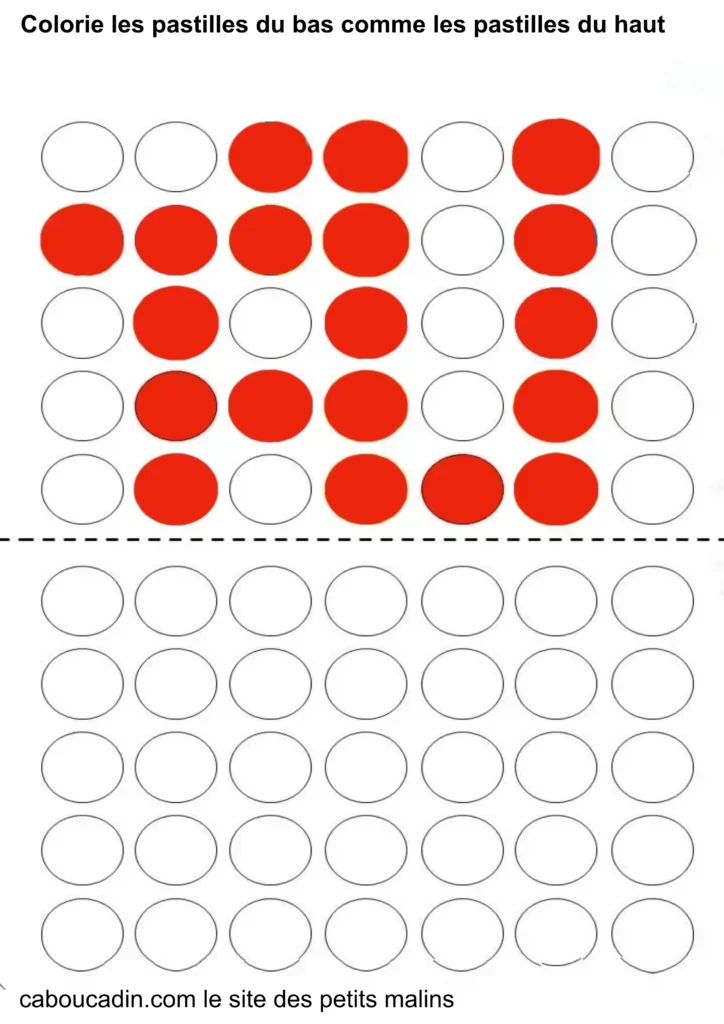 fiche maternelle : apprendre les couleurs en PS