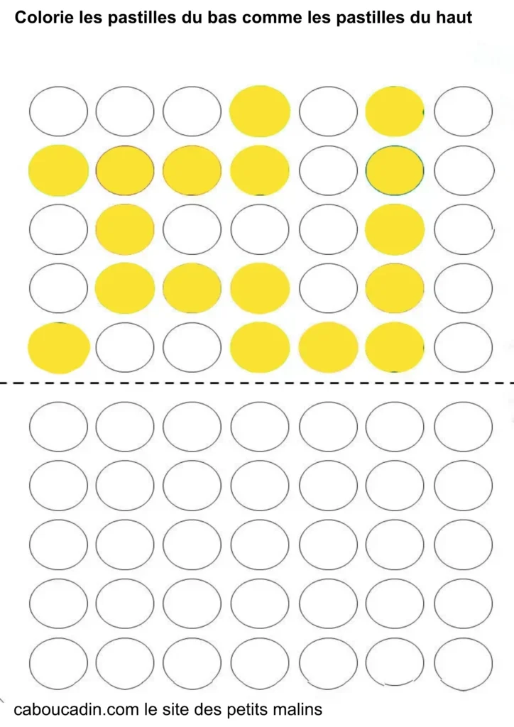 fiche maternelle : apprendre les couleurs en PS