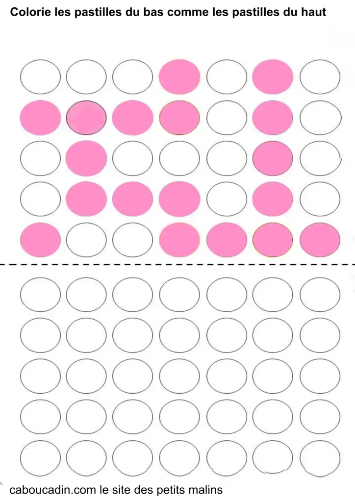 fiche maternelle : apprendre les couleurs en PS