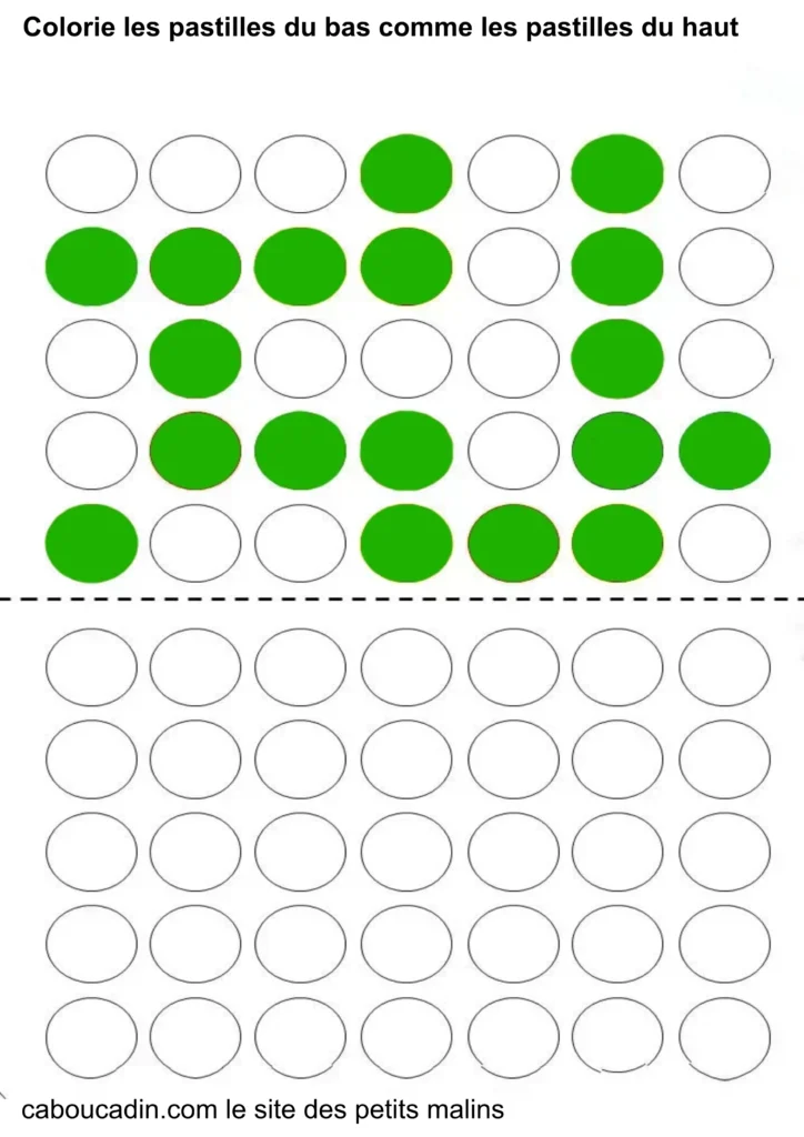 fiche maternelle : apprendre les couleurs en PS