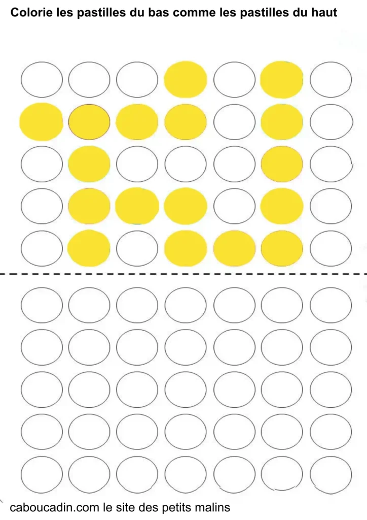 fiche maternelle : apprendre les couleurs en PS
