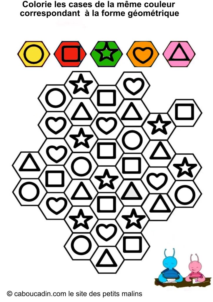 fiche maternelle couleurs formes geometrique 9