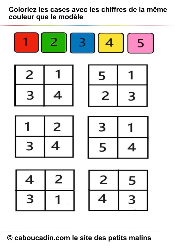 Apprendre les chiffres en s’amusant : 10  fiches de coloriage toute simple !