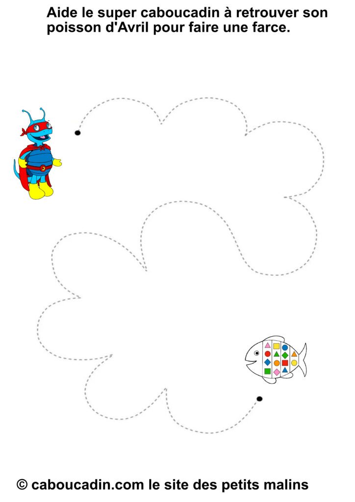 fiche maternelle graphisme poisson avril 4
