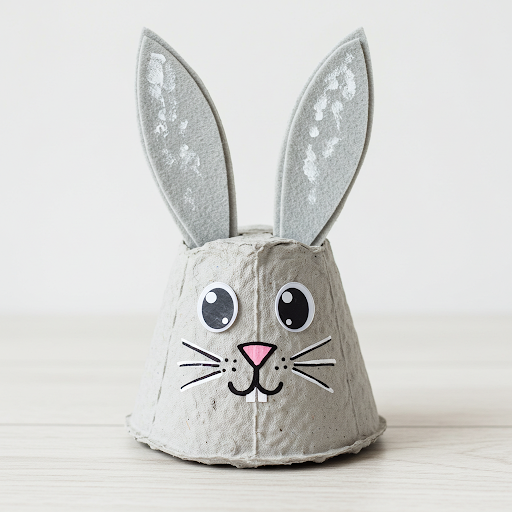 lapin paques avec boite a oeufs 7