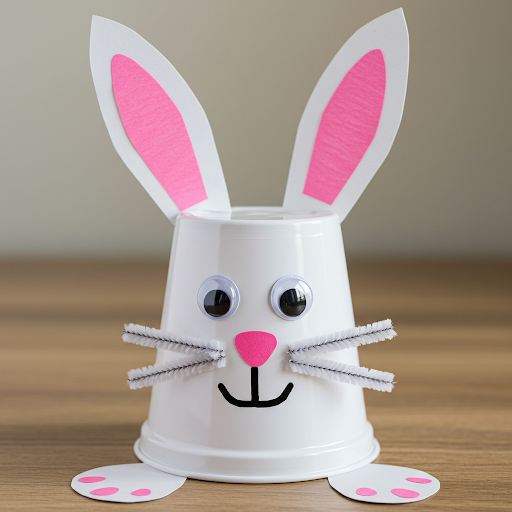 lapin paques gobelet plastisque 4