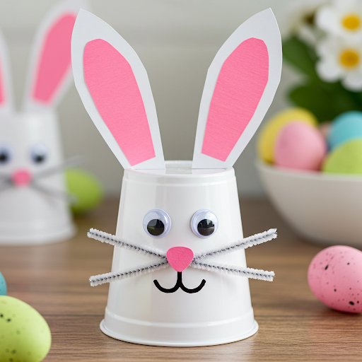 lapin paques gobelet plastisque 5