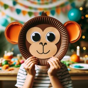 masque-singe-avec-assiette-en-carton-6