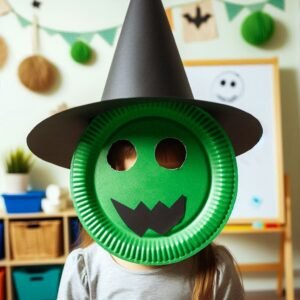 Fabrique ton masque de sorciĂšre avec une assiette en carton ! masque-sorciere-avec-assiette-en-carton-10