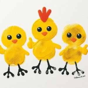 poussins-paques-avec-empreinte-de-pouces-1