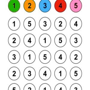 10 fiches maternelle pour apprendre à compter jusqu'à 5