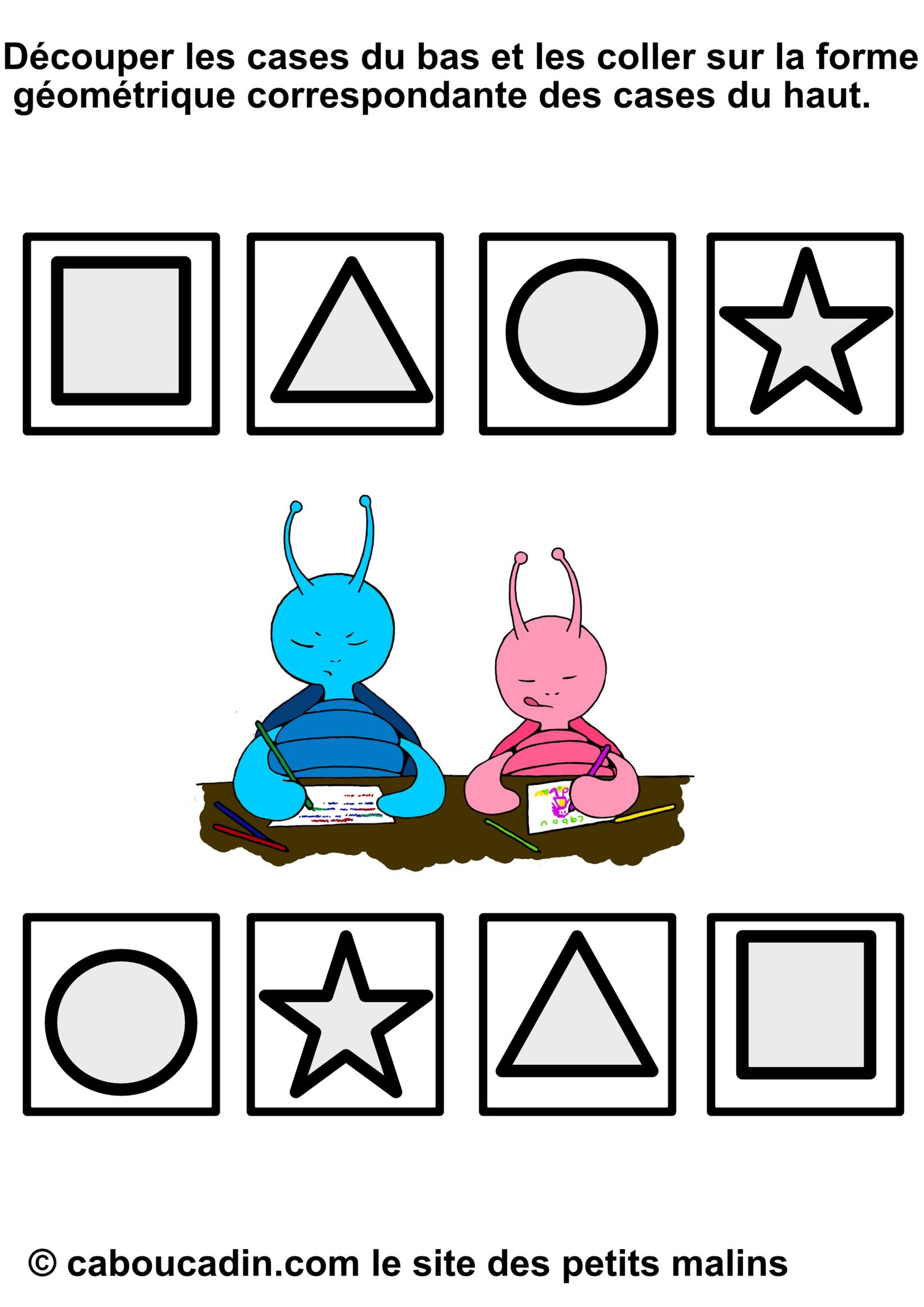 Mod le Formes G om triques Maternelle XXASM