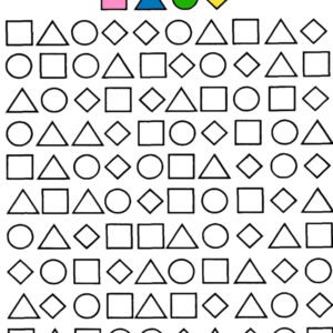 15 fiches maternelles :  Trouve la bonne forme géométrique et choisis la bonne couleur !