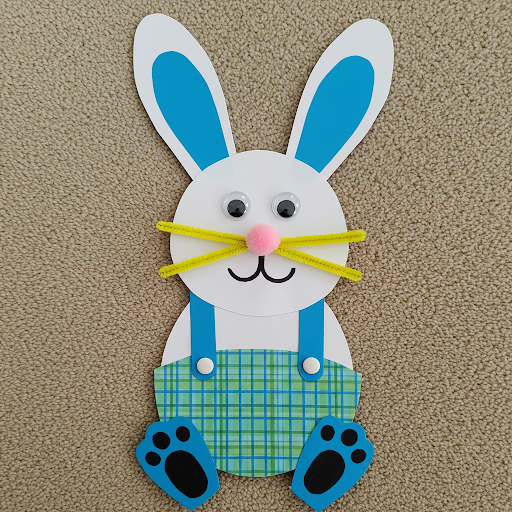 lapin paques salopette colore 2