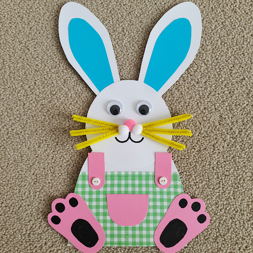 lapin paques salopette colore 4