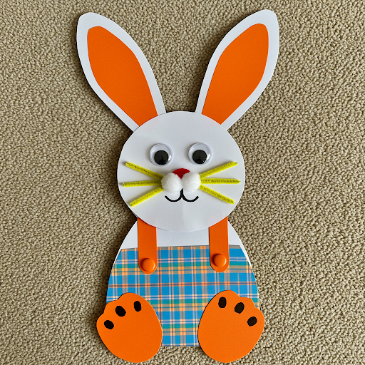 lapin paques salopette colore 5