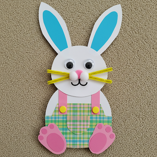 lapin paques salopette colore 9