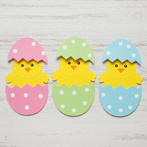 poussins colores sortant coquille 1