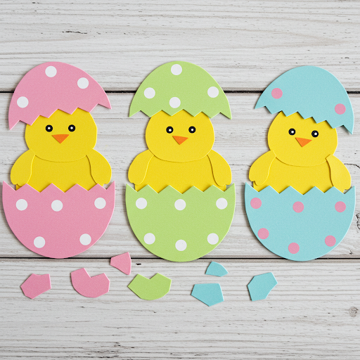 poussins colores sortant coquille 4