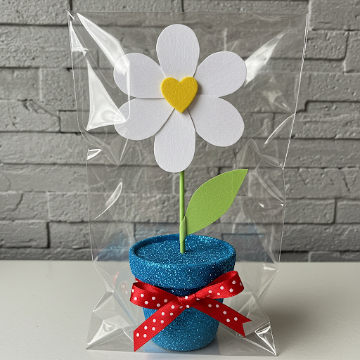 bricolage fete meres marguerite en carton 6