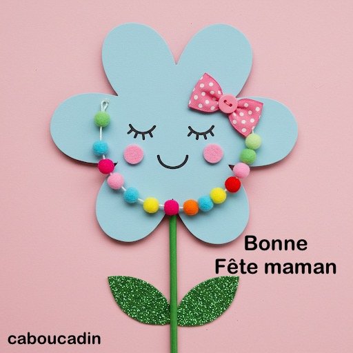 carte bonne fete maman fleur 2