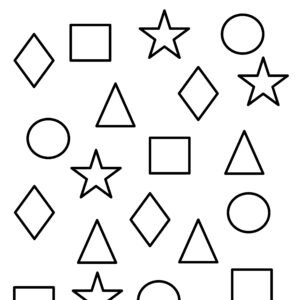 25 fiches maternelles : reconnaître les différentes formes géométriques