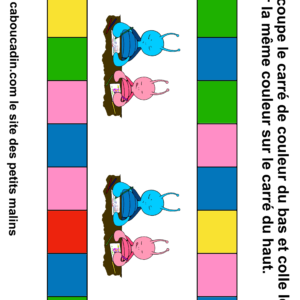 10 fiches maternelles : Apprendre les couleurs en maternelle avec découpage et collage