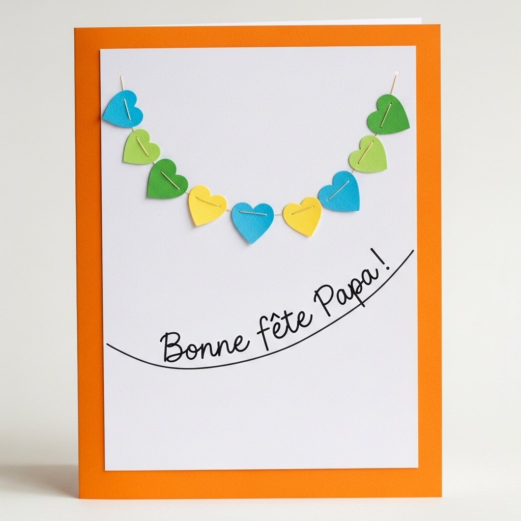 carte fete pere petits coeurs colores 3