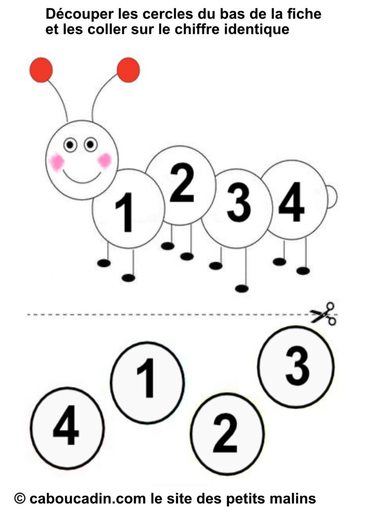 Fiches maternelles pour apprendre les chiffres en s'amusant