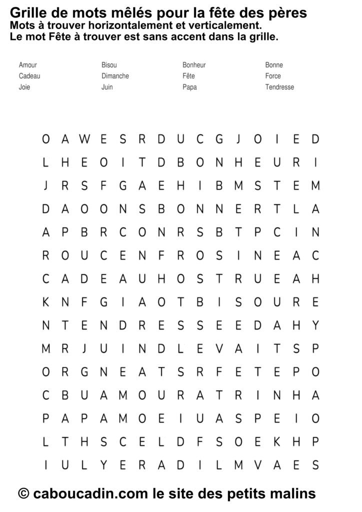 mots meles pour la fete des peres 7