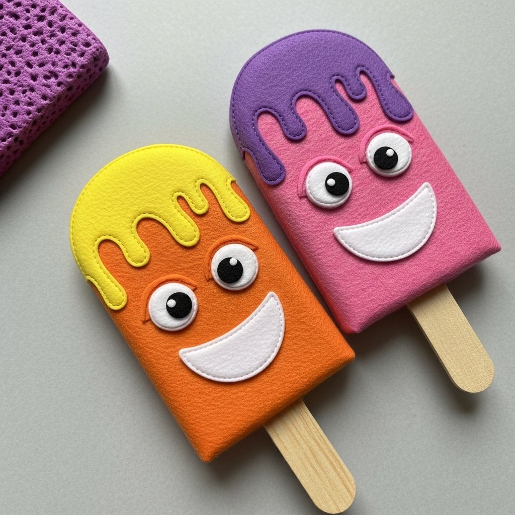 esquimaux rigolots realises en feutrine 2