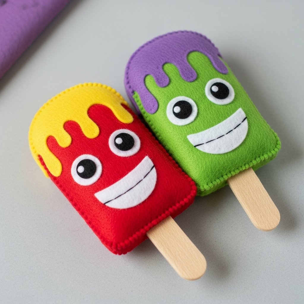 esquimaux rigolots realises en feutrine 5