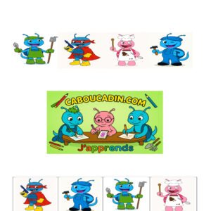 5 fiches maternelles faciles d'observation avec les caboucadin