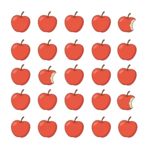 10 fiches observation chercher pomme rouge intrus