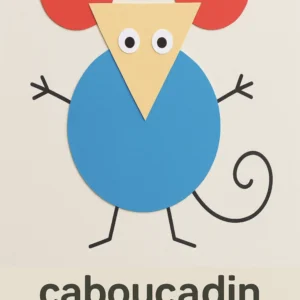 Activité maternelle : souris en formes géométriques, simple et amusante