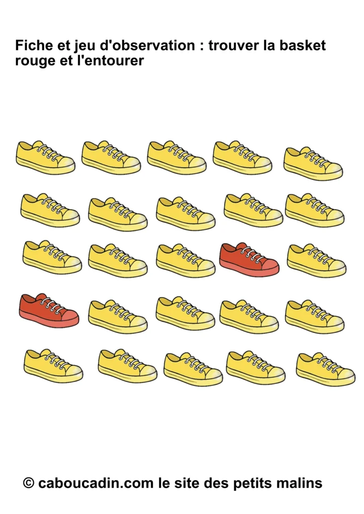 fiche observation maternelle basket rouge 8