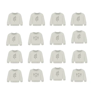 15 fiches d'observations maternelle : trouver le pull différent