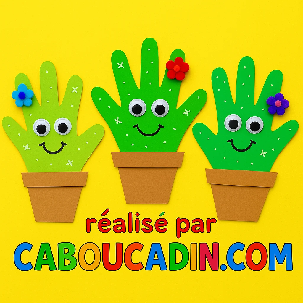 cactus avec empreintes de main 2