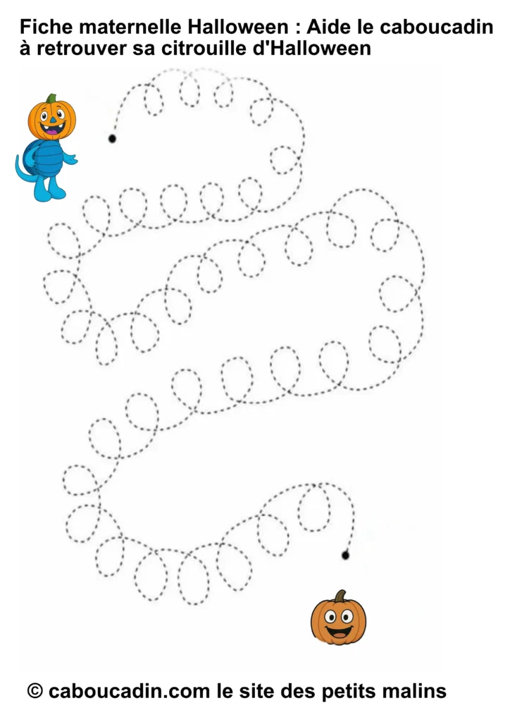 15 fiches graphisme Halloween maternelle