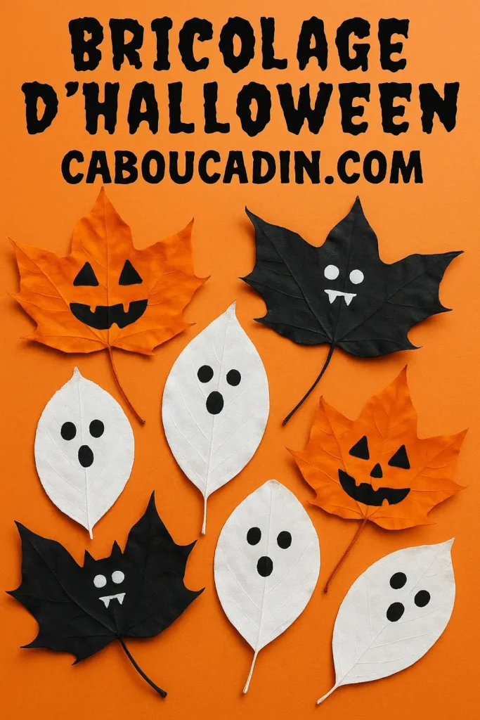 halloween feuilles mortes monstres 2