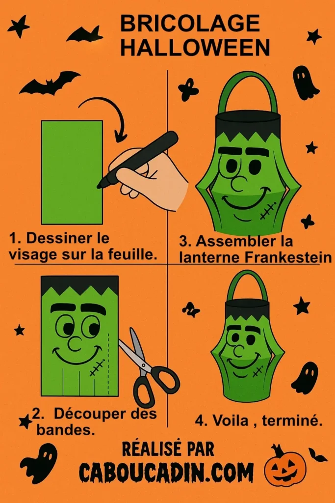 illustration tuto lanterne frankestein halloween caboucadin 2