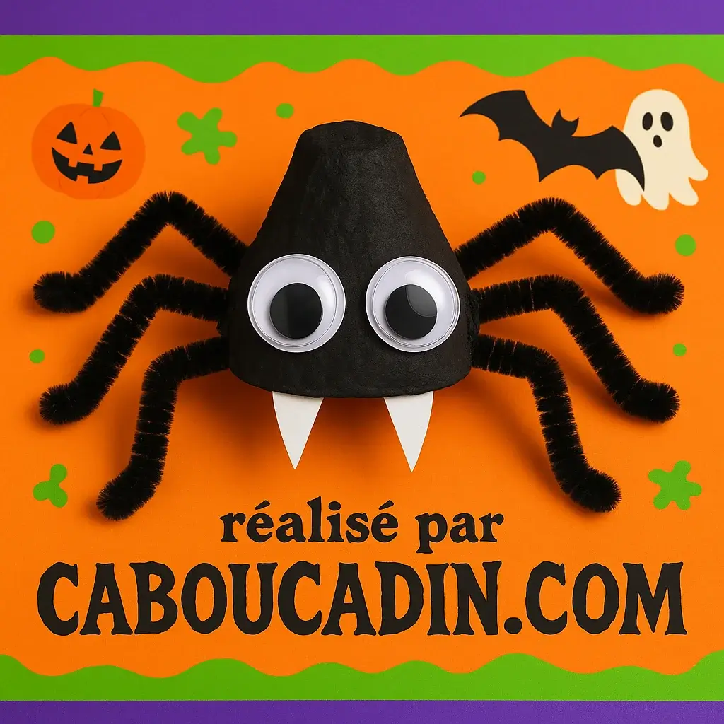 araignee avec boite a oeuf 1