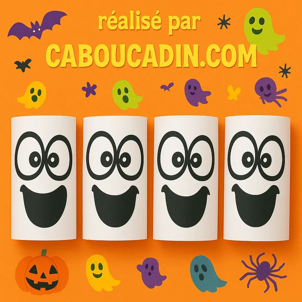 fantome hallowen ave rouleau carton papier toilette 2