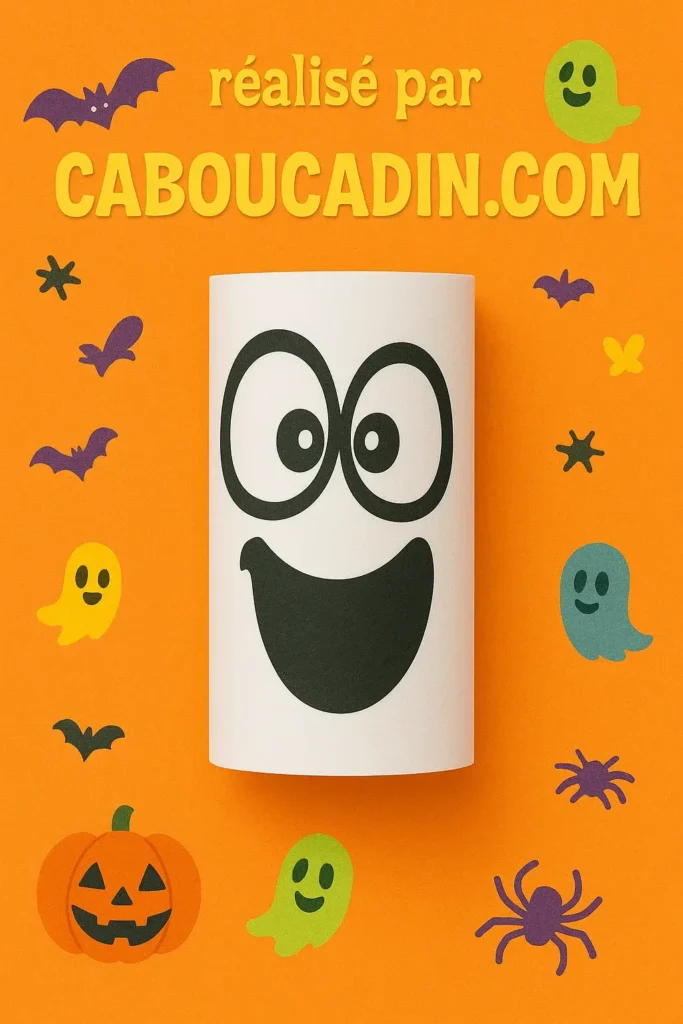 fantome hallowen ave rouleau carton papier toilette 3