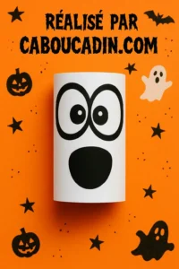 Bricolage Halloween maternelle : fabriquer un fantôme rigolo avec un rouleau de carton fantome-hallowen-ave-rouleau-carton-papier-toilette-5